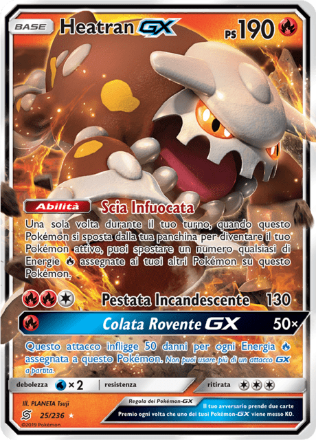 025-236 Heatran GX UNM Sintonia Mentale ITA EXCELLENT