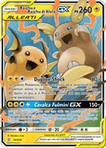 054-236 Raichu e Raichu di Alola GX UNM Sintonia Mentale ITA NM