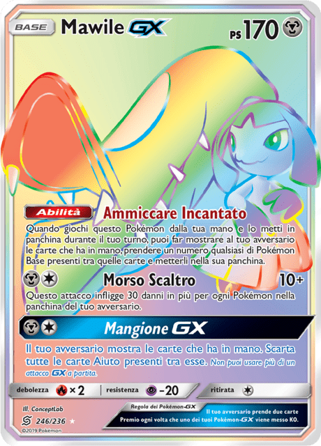 246-236 Mawile GX Rara Segreta UNM Sintonia Mentale ITA GD