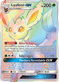 157-156 Leafeon GX Rara Segreta UPR Ultraprisma ITA NM