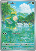 091-086 Deerling Illustrazione Rara WHT Fuoco Bianco ITA NM