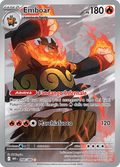 098-086 Emboar Illustrazione Rara WHT Fuoco Bianco ITA NM