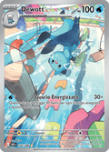 106-086 Dewott Illustrazione Rara WHT Fuoco Bianco ITA NM