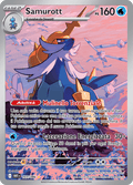107-086 Samurott Illustrazione Rara WHT Fuoco Bianco ITA NM