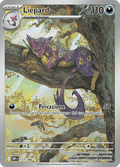 137-086 Liepard Illustrazione Rara WHT Fuoco Bianco ITA NM
