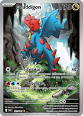 151-086 Druddigon Illustrazione Rara WHT Fuoco Bianco ITA NM