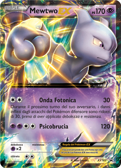 Promo XY183  Mewtwo ex ITA EX