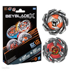Confezione Dual Pack Hasbro Beyblade X Crest Leon 4-55A e Clamp Crab 9-65S