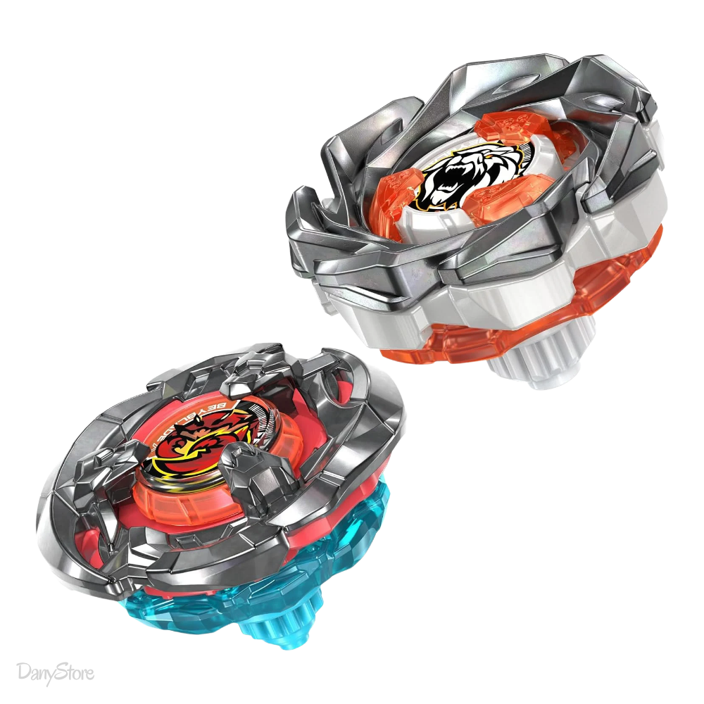 Confezione Dual Pack Hasbro Beyblade X Crest Leon 4-55A e Clamp Crab 9-65S
