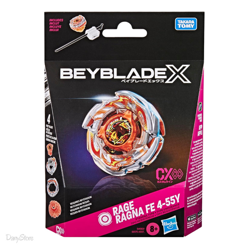 Trottola Beyblade X Rage Ragna FE 4-55Y Hasbro Takara Tomy Competizione Originale