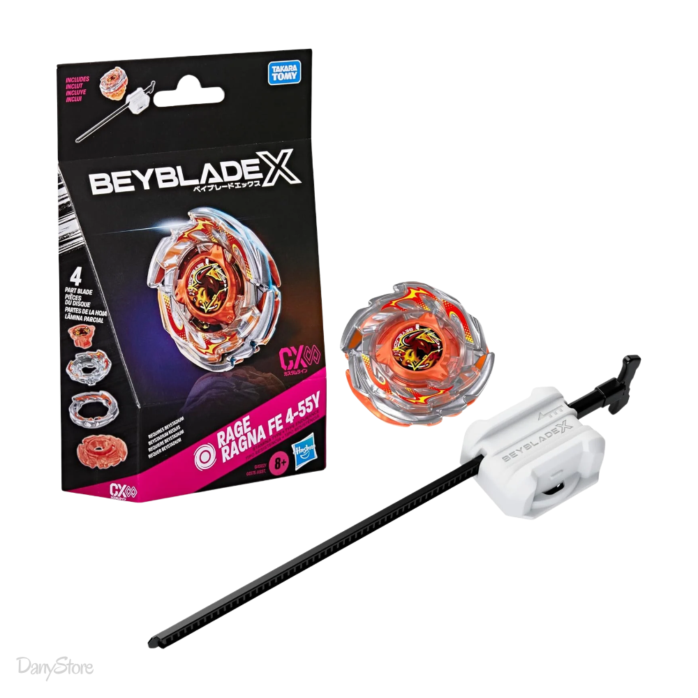 Trottola Beyblade X Rage Ragna FE 4-55Y Hasbro Takara Tomy Competizione Originale