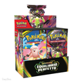 Box display sigillato da 36 buste dell'espansione Pokémon Equilibrio Perfetto in lingua italiana.