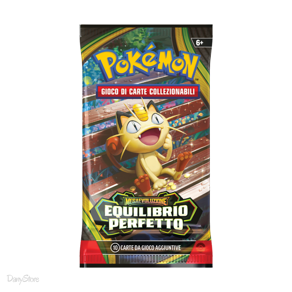 Box display sigillato da 36 buste dell'espansione Pokémon Equilibrio Perfetto in lingua italiana.

