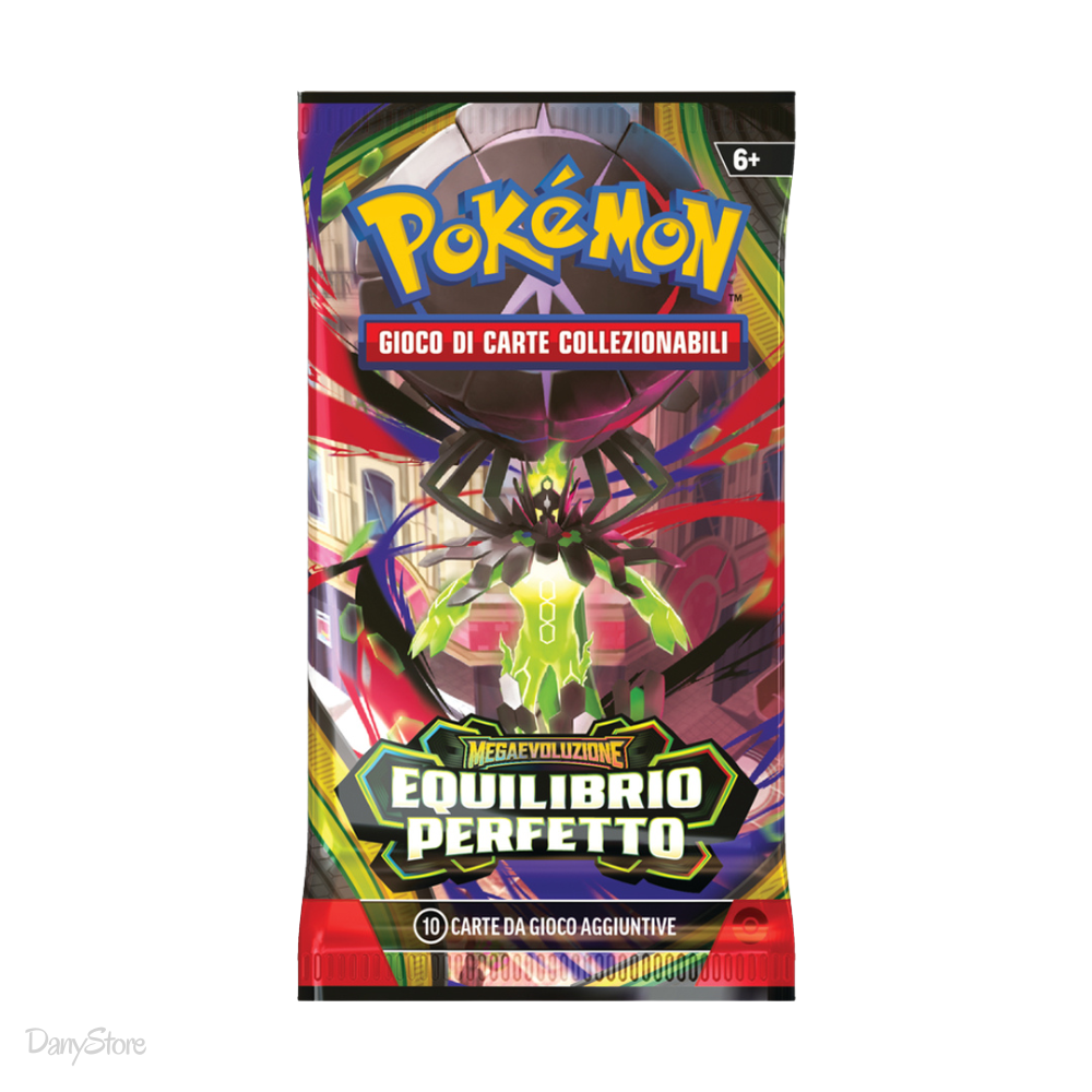 Box display sigillato da 36 buste dell'espansione Pokémon Equilibrio Perfetto in lingua italiana.