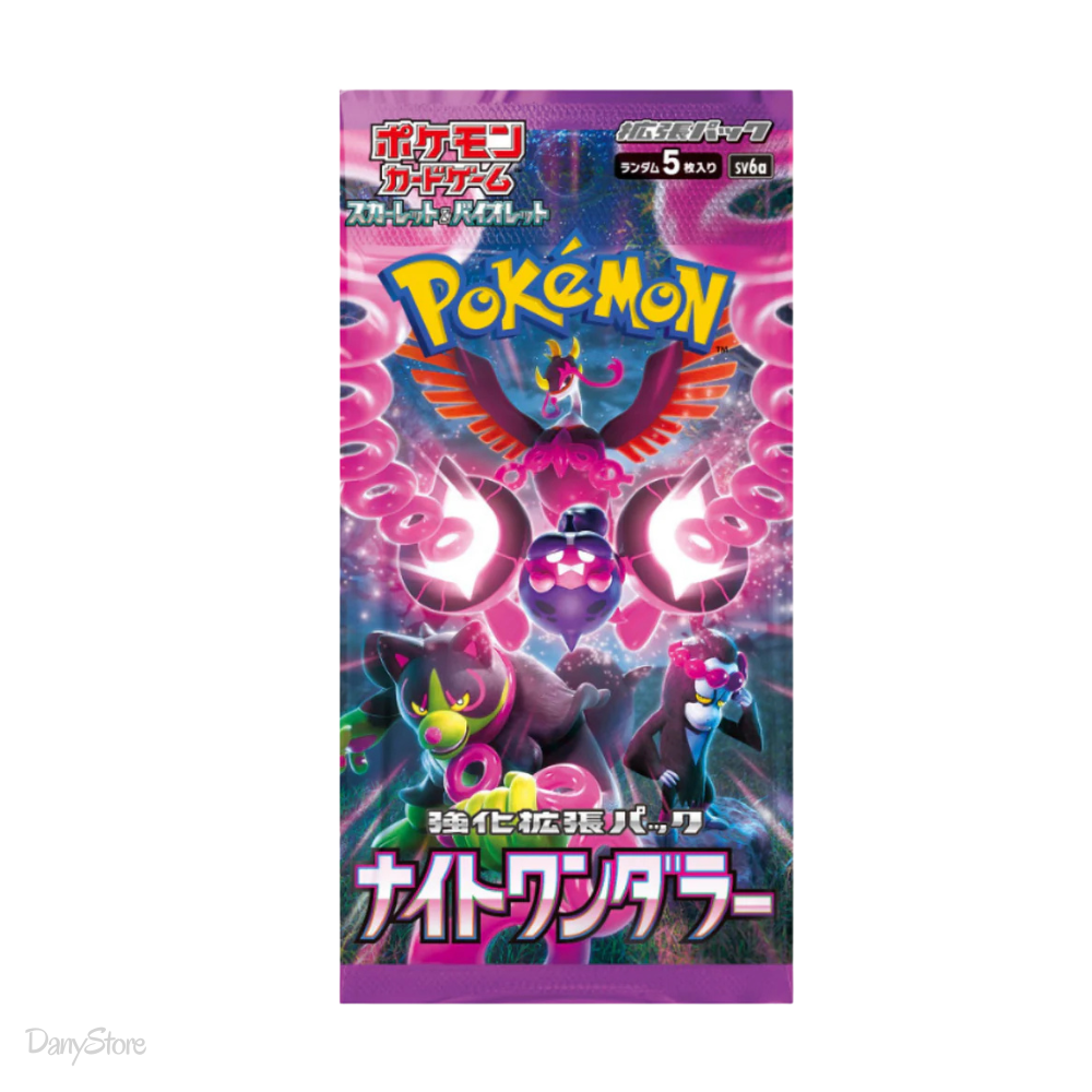 Pokémon Night Wanderer busta 5 carte JAP