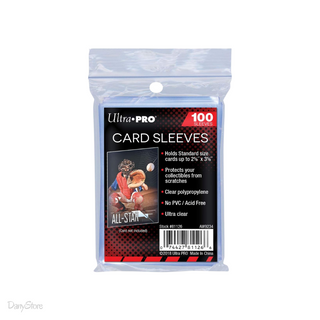 Ultra Pro Bustine Protettive Soft Sleeves Standard (100 Pezzi) - Trasparente