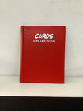 Album Cards Collection 18-Pocket 9 tasche colore Rosso
