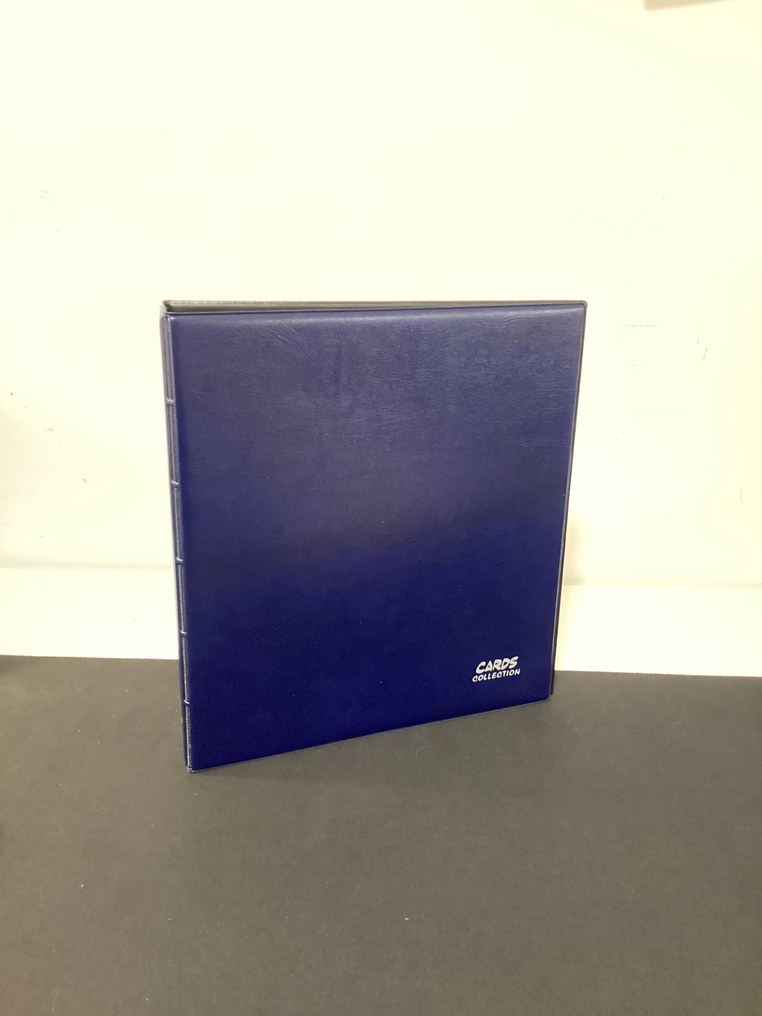 Album Cards Collection 4 Anelli QuadRow colore Blu con divisorio