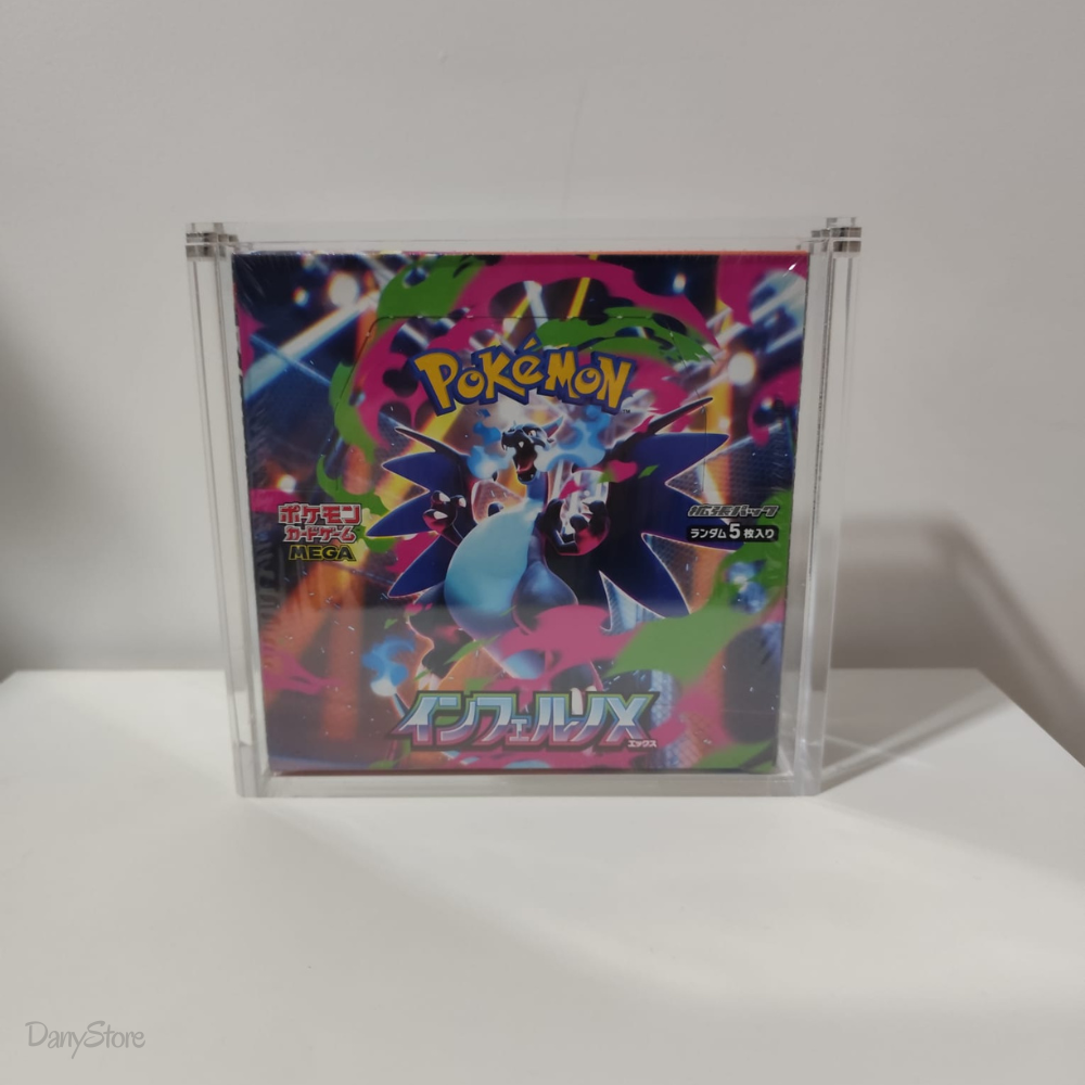 Case protettivo magnetico in plexiglass per Display Box Pokémon giapponesi vuoto