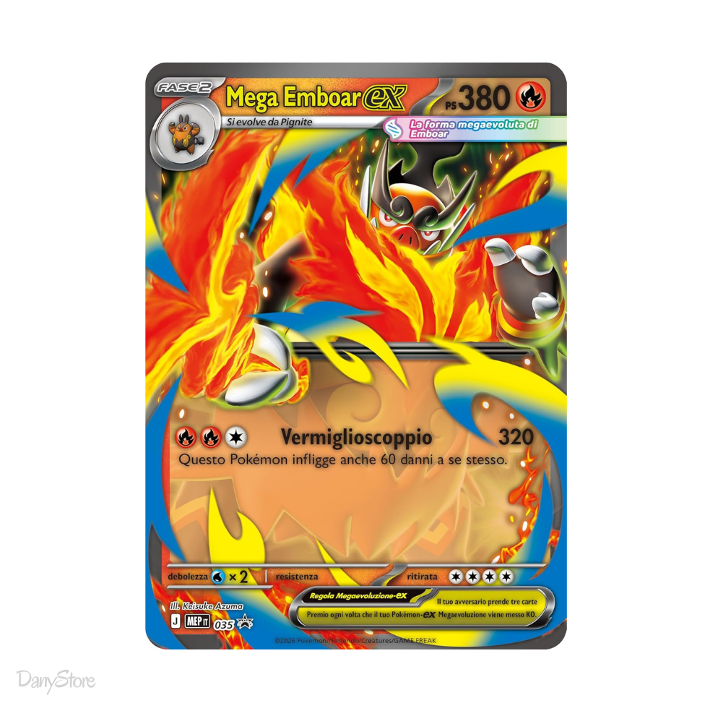 Pokémon Collezione Mega Emboar ex Ascesa Eroica ITA