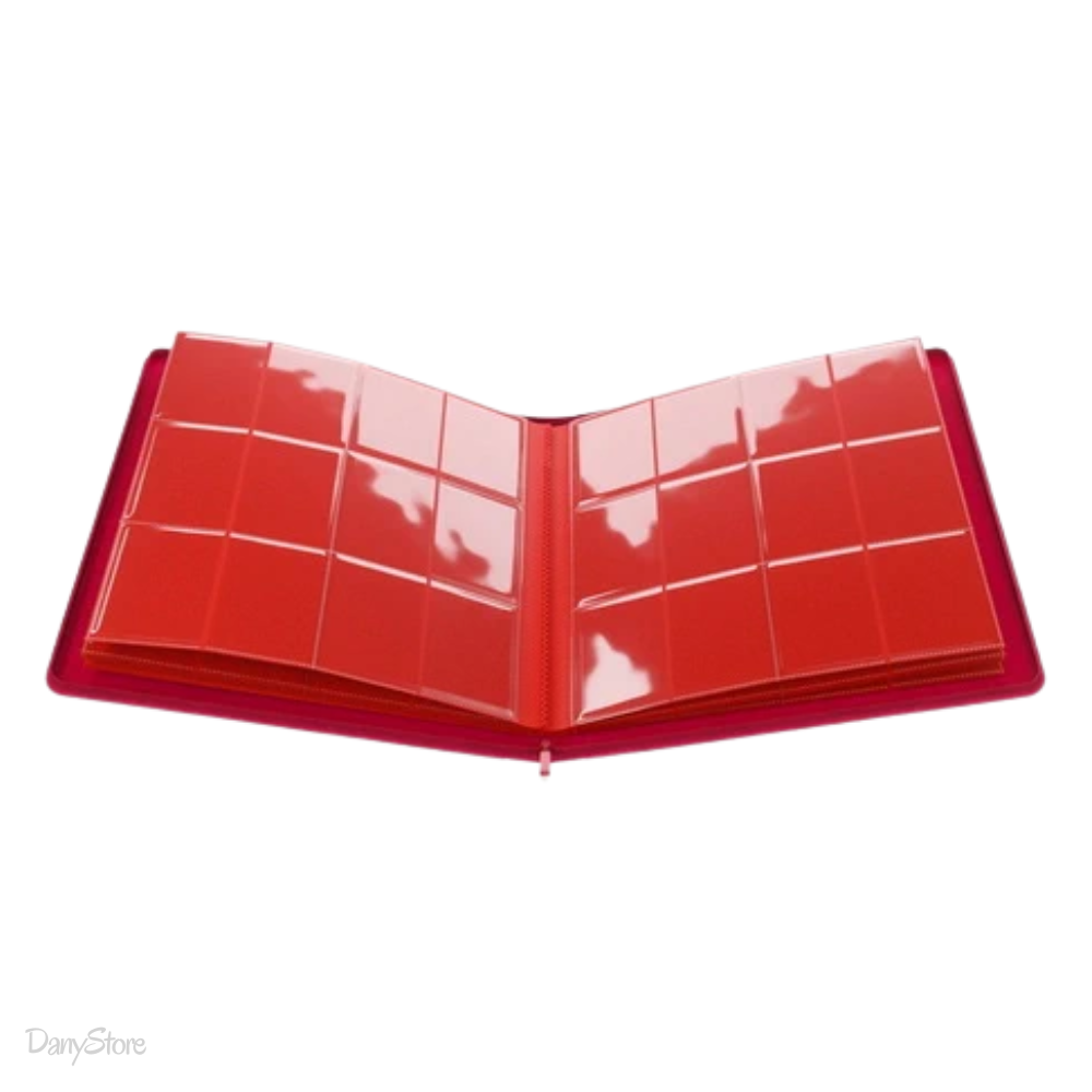 Album Gamegenic Zip-Up 24 Tasche colore Rosso chiuso