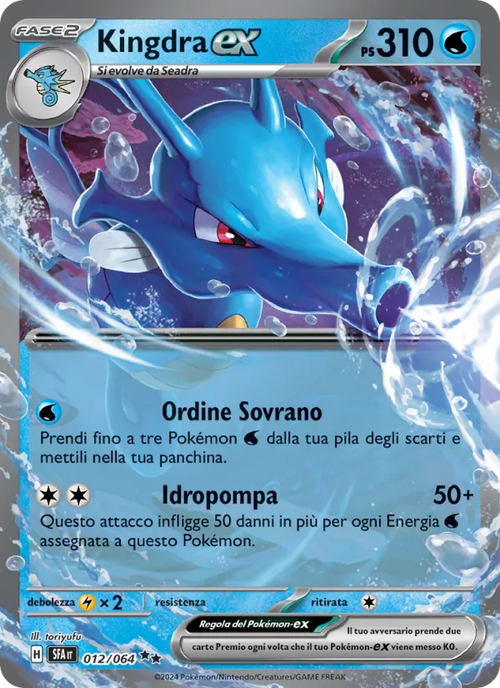 Carta Kingdra ex 012/064 di Segreto Fiabesco in italiano