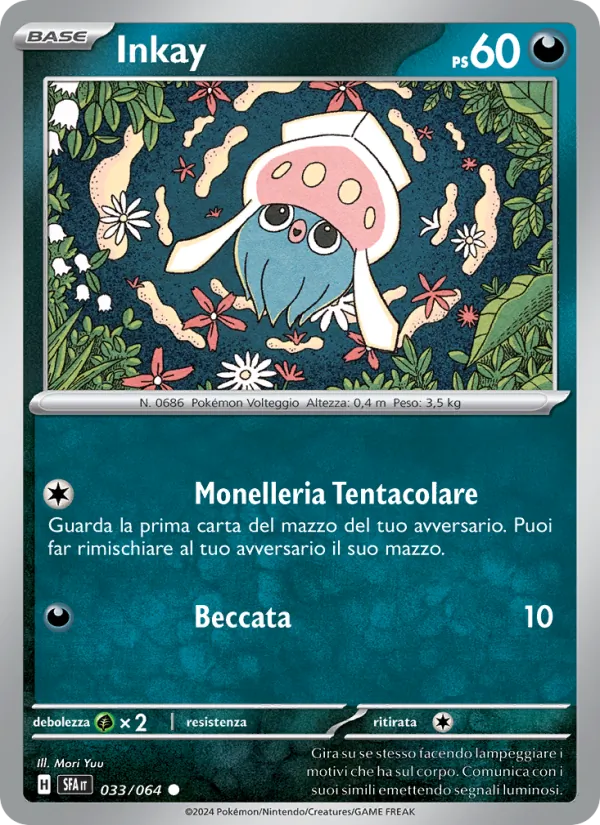 Carta Inkay 033/064 di Segreto Fiabesco in italiano