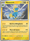 Manectric 024/084 Buio Pesto, carta Pokémon italiana.