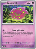 Spiritomb 035/084 Buio Pesto, carta Pokémon italiana.