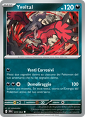 Scansione di riferimento di Yveltal 035/064, Segreto Fiabesco in italiano; finitura Reverse non rappresentata