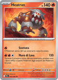 Heatran 007/084 Buio Pesto, carta Pokémon italiana.