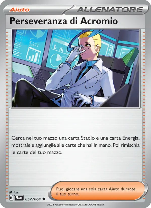 Carta Perseveranza di Acromio 057/064 di Segreto Fiabesco in italiano