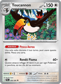 Toucannon 068/084 Buio Pesto, carta Pokémon italiana. Scansione di riferimento per la Reverse.