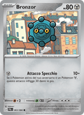 Bronzor 063/084 Buio Pesto, carta Pokémon italiana.