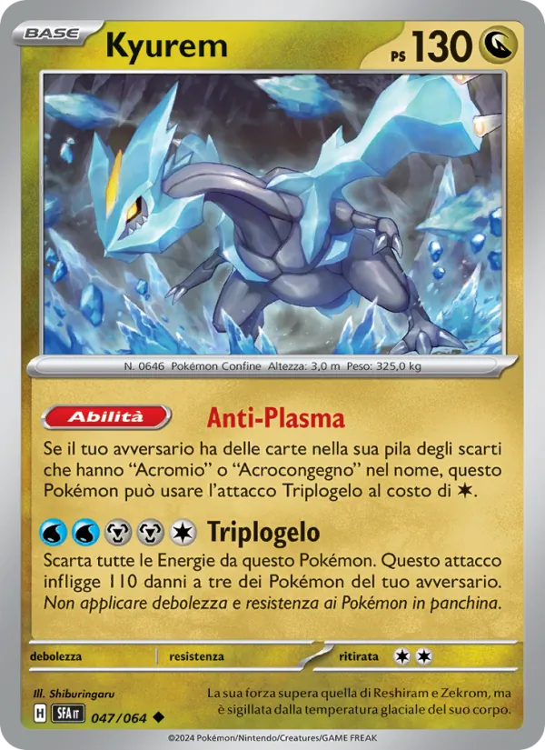 Carta Kyurem 047/064 di Segreto Fiabesco in italiano
