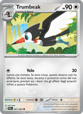 Trumbeak 067/084 Buio Pesto, carta Pokémon italiana. Scansione di riferimento per la Reverse.