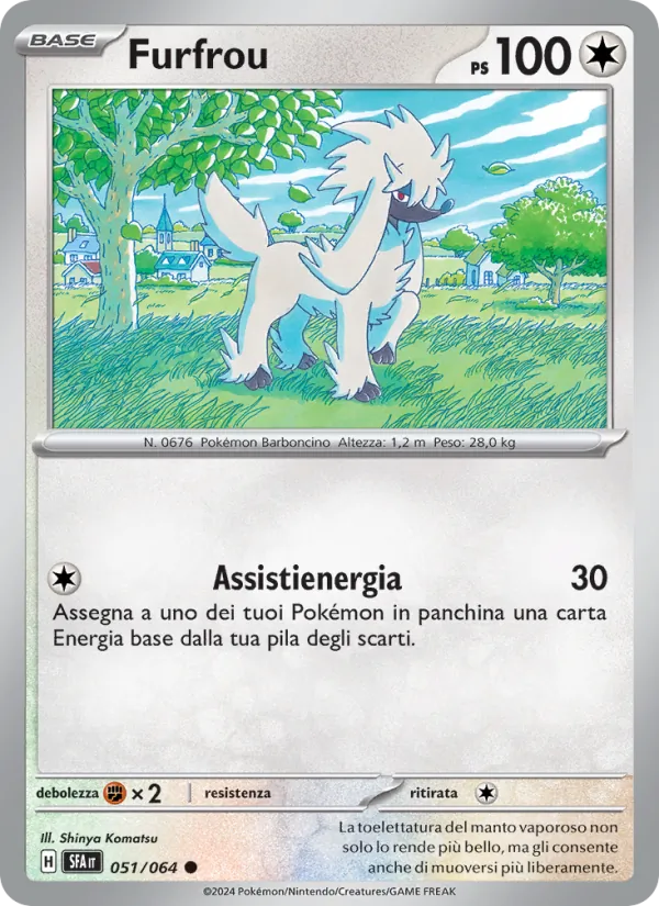 Scansione di riferimento di Furfrou 051/064, Segreto Fiabesco in italiano; finitura Reverse non rappresentata
