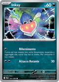 Inkay 051/084 Buio Pesto, carta Pokémon italiana.