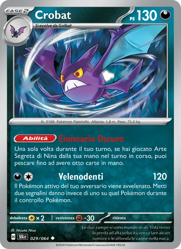 Carta Crobat 029/064 di Segreto Fiabesco in italiano