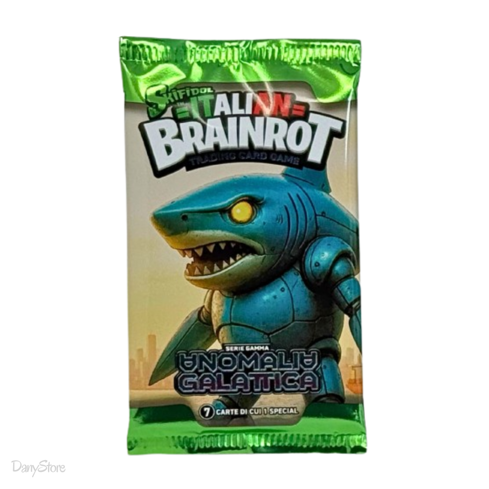 Italian Brainrot Skifidol Busta 7 Carte Serie Gamma Anomalia Galattica ITA