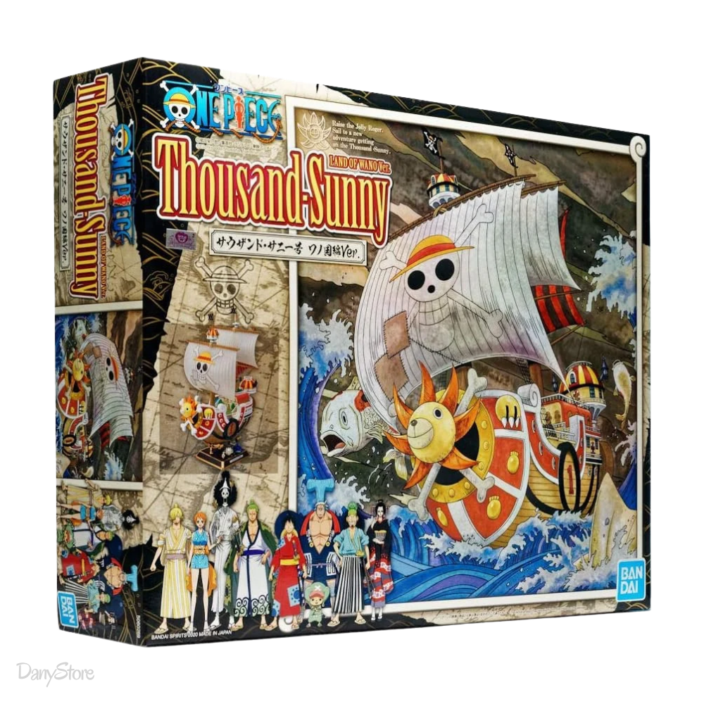 Confezione Bandai del model kit One Piece Thousand Sunny Land of Wano Ver.