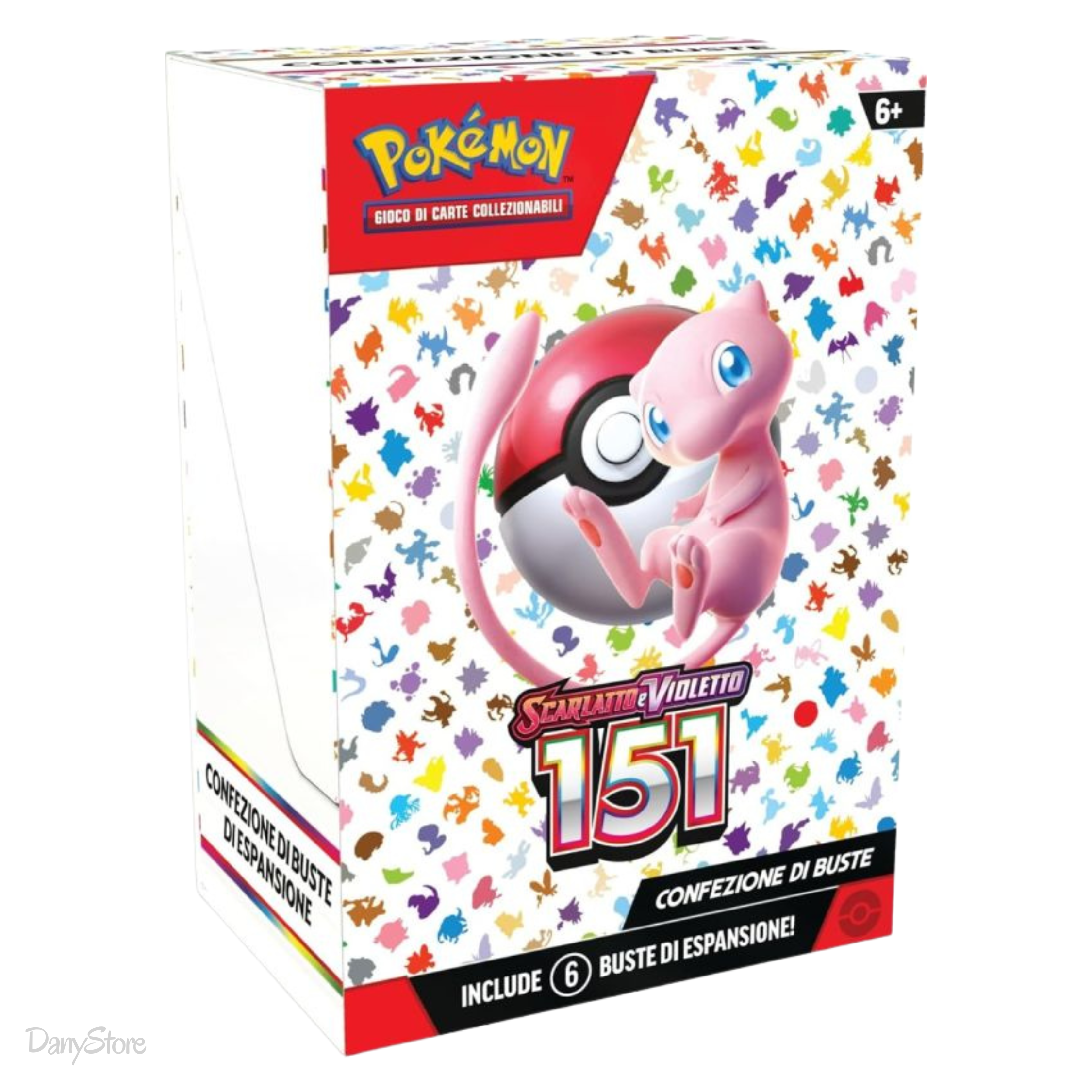 Confezione Bundle Pokémon 151 Scarlatto e Violetto contenente 6 bustine di espansione