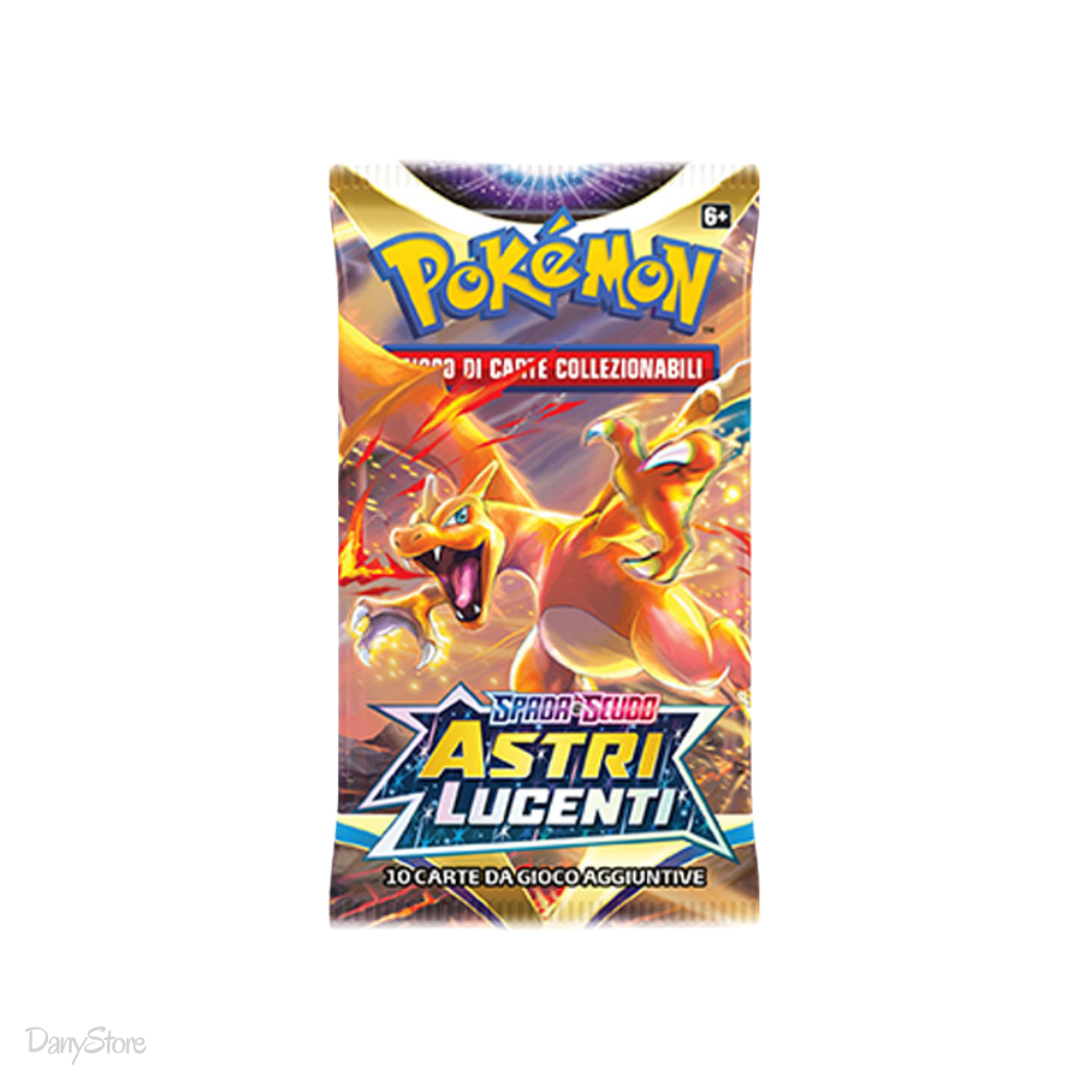 Bustina singola Pokémon Astri Lucenti Spada e Scudo lingua italiana fronte