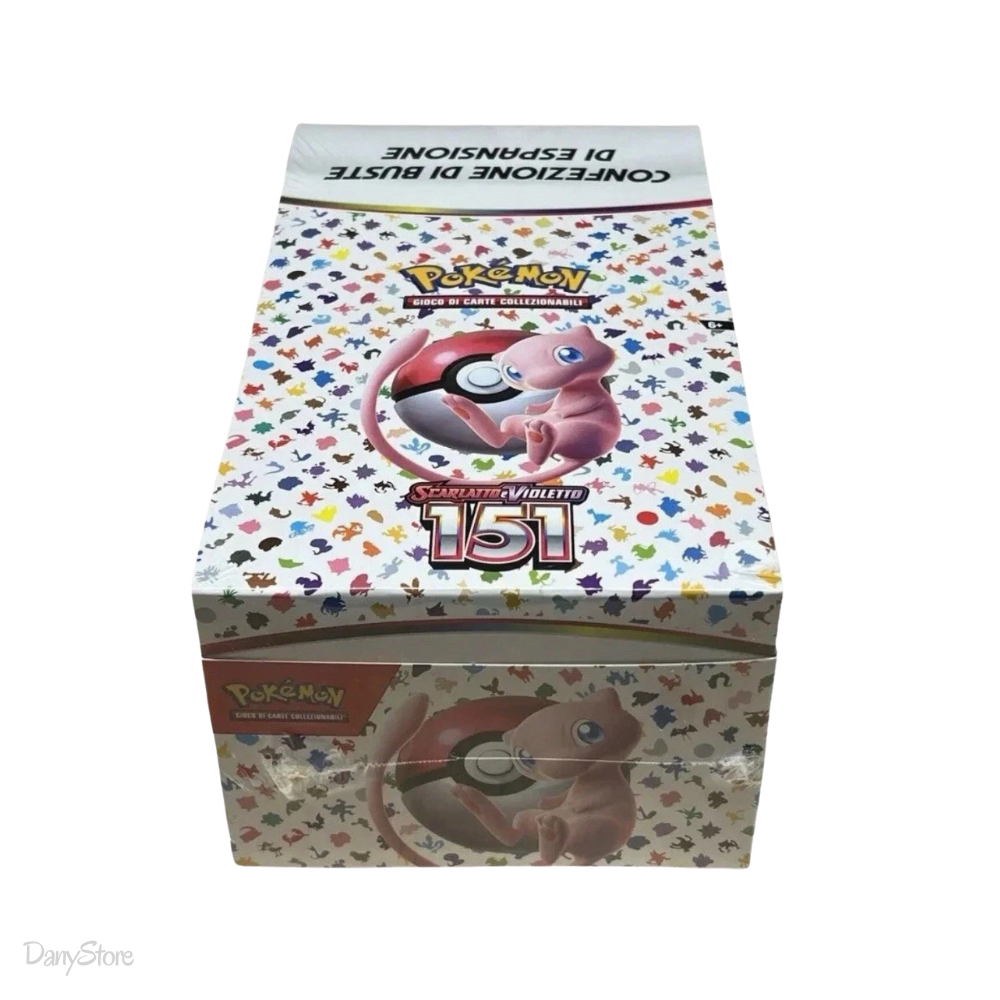 Pokémon Case Sigillato 10 Booster Bundle 151 con Plexiglass ITA
