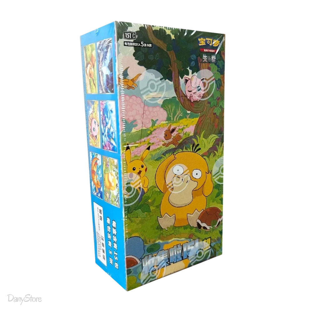 Slim Display Box sigillato Pokémon Collect 151 Hope 151c versione Cinese con 15 bustine d'espansione