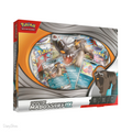 Box Collezione Pokémon Mabostiff-ex con carta promozionale olografica, carta Maschiff e 4 bustine d'espansione fronte