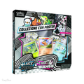 Box Collezione Pokémon con Poster Luce Nera e Fuoco Bianco serie Nero e Bianco