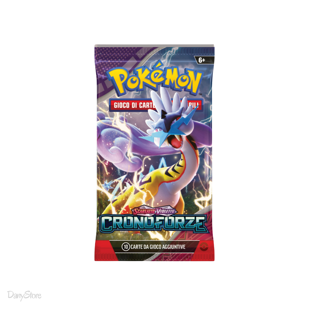 Bustina singola Pokémon Cronoforze Scarlatto e Violetto lingua italiana fronte
