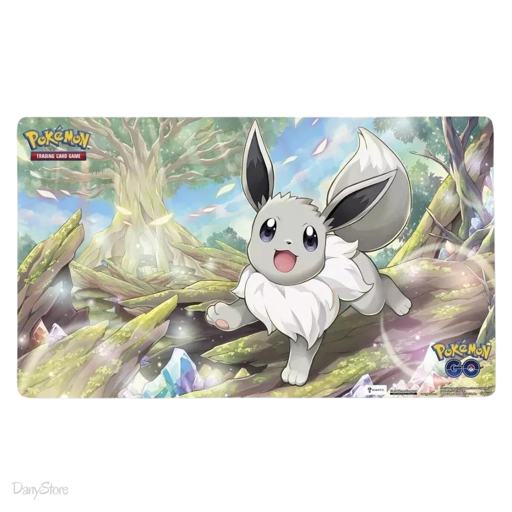 Tappetino Playmat Pokémon GO con illustrazione di Eevee Lucente