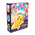 Mini Portfolio Pokémon Scintille Folgoranti con artwork di Pikachu Teracristal
